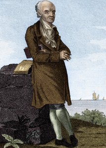 Joseph Jerome Lefrancois de Lalande, fransk astronom (1732-1807). af Unknown artist