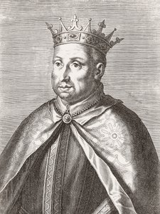 Kong Afonso II af Portugal. Portræt. af Unknown artist