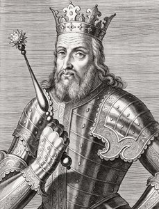 Kong Afonso IV af Portugal. Portræt. af Unknown artist