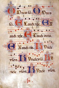 Kyrie fra koret i Crescenzago, slutningen af det 15. århundrede. Bibioteca di Sant