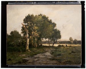 Maisema, noin 1800-luku (öljy kankaalle) af Unknown artist