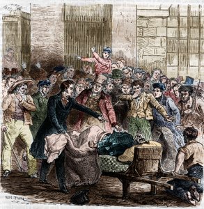 Kolera, Paris, april 1832. af Unknown artist