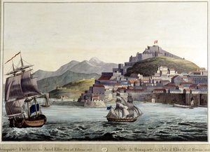 Læk af Napoleon Bonaparte fra Elba Island 26/02/1815. af Unknown artist