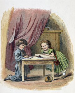 Børns læsning - i “Børnelege””, red. London, George Ronthedge og sønner, slutningen af ​​det 19. århundrede af Unknown artist