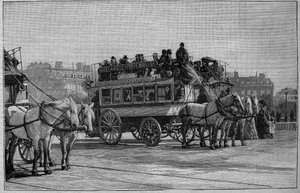 Les Omnibus de Paris i det 19. århundrede: l