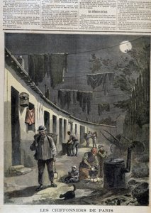 Kludeplukkerne i Paris - i "Le Petite Journal" af Unknown artist