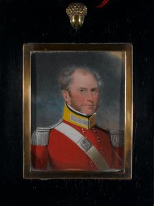 Oberstløjtnant Mathew Frederick Steele, 77. regiment af Unknown artist