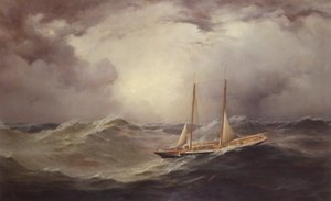 Livland efter at have mistet bovspryd midt i Atlanterhavet, 1871 af Unknown