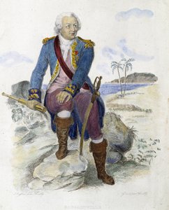 Louis Antoine, greve af Bougainville (1729-1811), fransk navigatør. - i "" Den franske Plutarch"" af Mennechet af Unknown artist