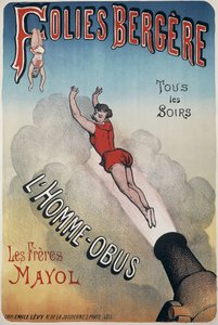 Magasiner (musiksal) - Folies-Bergere. (Folies Bergere) Hver nat mandskallen af Unknown artist