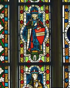 Markgreve Leopold III af Babenberg (glasmaleri) af Unknown Artist