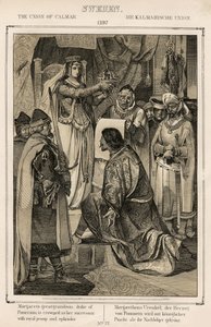 Margaret 1 af Danmark, Norge og Sverige (1353-1412) - Union of Kalmar (Calmar) 1397 - Union of Kalmar af Anonymous af Unknown artist