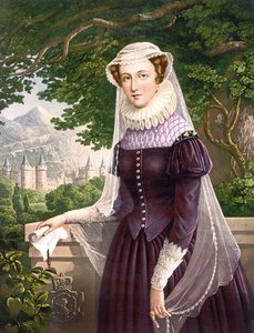 Marie Stuart dronning af Skotland (1542 -1587). af Unknown artist