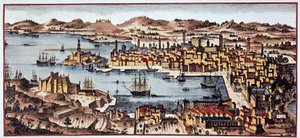 Marseille i 1680 - B.N. af Unknown artist