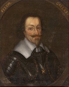 Matthias Gallas, greve af Campo og hertug af Lucera, østrigsk general - Portræt af Matthias Gallas (1584-1647), greve af Campo, hertug af Lucera, Anonym Olie på lærred. Mål: 65x55 cm. Nationalmuseet i Stockholm af Unknown artist