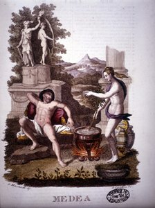 Medea - i mytologisk ordbog af Unknown artist