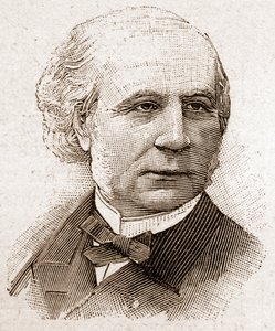 Medlemmer af Academy Francaise i 1895: portræt af Octave Greard (1828-1904), højtstående embedsmand og litteraturhistoriker, fransk litteraturkritiker. af Unknown artist