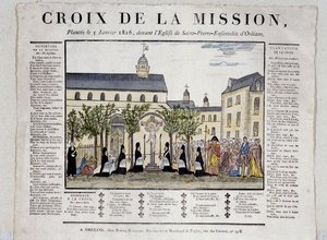 Missionskors - Croix de la Mission, plantet 5. januar af Unknown artist