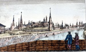 Moskva, Moskva. Gravering af Unknown artist