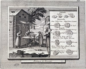 Muscovia mønter og skomager af Unknown artist