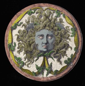 Mytologi: repræsentation af Meduse, en af de tre Gorgoner. af Unknown artist