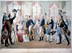 Napoleon blev udråbt til kejser i 1804. af Unknown artist