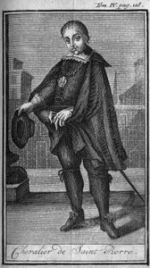 Ordener af Ridder. Ridder af St. Peter (San Pietro) i Rom i det 15. århundrede. I "" Historien om militære ordener eller riddere, om de sikre og rutineprægede militser af begge køn, som er blevet etableret indtil nu. Udgave taget fra Abbe Giustiniani, af Unknown artist