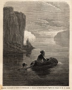 P.Marcoy på en hokoumada af Unknown artist