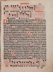 Side af liturgibogen "Liber Sacerdotalis" af Castellini af Unknown artist