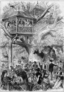 Fest i Sceaux Park i 1873. af Unknown artist