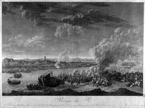 Passage af Po gennem Napoleon Bonapartes hære af Unknown artist