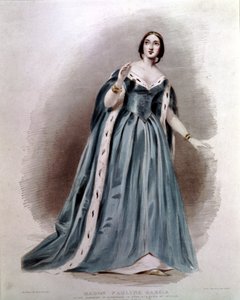 Pauline Viardot - Garcìa (1821-1910), fransk sangerinde. i rollen som Desdemona. Otello af Gioacchino Rossini. af Unknown artist