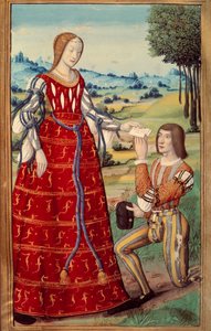 Phedre plejer et brev til en miniaturebudbringer fra en oversættelse af "" L
