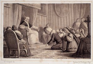 Pius VII (1742 - 1823) tilbagekalder dekretet, der beordrede ødelæggelsen af ​​Sonnino - i "" Storia d