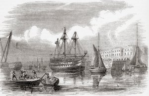Plymouth, England (gravering) af Unknown artist