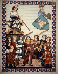 Troubadourernes poesi af mester Heinrich Frauenlob. af Unknown artist