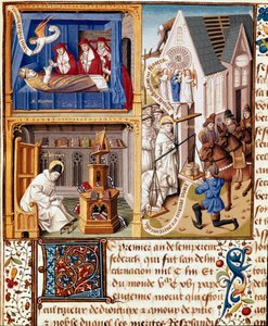 Pave Eugene III døde i 1153. Sankt Bernard af Clairvaux (San Bernardo di Chiaravalle) (1090-1153). Våben af ​​Jacques d
