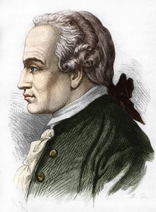 Portræt af (Immanuel) Emmanuel Kant. Tysk filosof (K¿nigsberg af Unknown artist