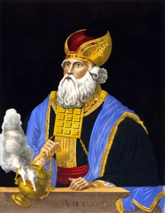 Portræt af Aron, bror til Moses. af Unknown artist