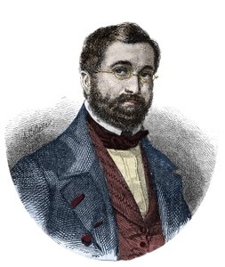 Portræt af Adolphe Adam (1803-1856), fransk komponist. af Unknown artist