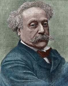 Portræt af Alexandre Dumas Jr. (1824-1895), fransk forfatter. af Unknown artist