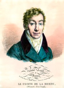 Portræt af Alexandre Louis Joseph, greve af Laborde (1774-1842), fransk arkæolog og politiker. Indgravering af privatsamlingen fra det 19. århundrede af Unknown artist