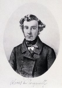 Portræt af Alexis de Tocqueville af Unknown artist
