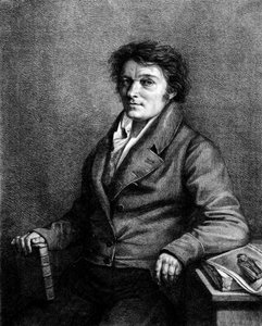 Portræt af Alois (eller Aloys) Senefelder (1771-1834), tjekkisk teaterforfatter, opfinder af litografi. af Unknown artist
