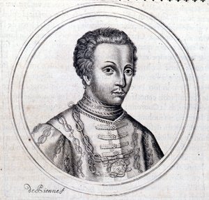 Portræt af Amedee VI af Savoyen kendt som The Green Count (Count of Savoy) (Amedeo VI di Savoia kendt som den grønne) af Unknown artist