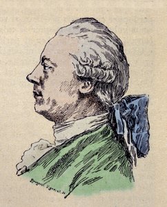 Portræt af Andre Danican (André-Danican) PHILIDOR af Unknown artist