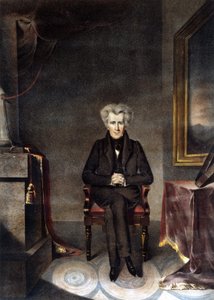 Portræt af Andrew Jackson (1767 - 1845), amerikansk statsmand. af Unknown artist