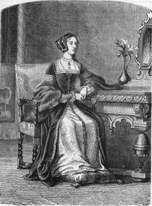 Portræt af Anne de Boleyn (Anna eller Ann Bolin og Anne Bullen af Unknown artist
