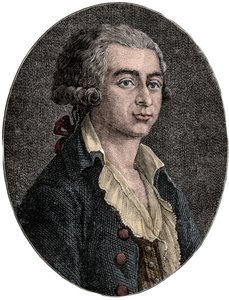 Portræt af Antoine Joseph Gorsas (1752-1793) fransk journalist og politiker - Antoine-Joseph Gorsas af Unknown artist