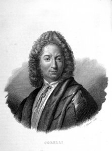 Portræt af Arcangelo Corelli (1653 - 1713) af Unknown artist
